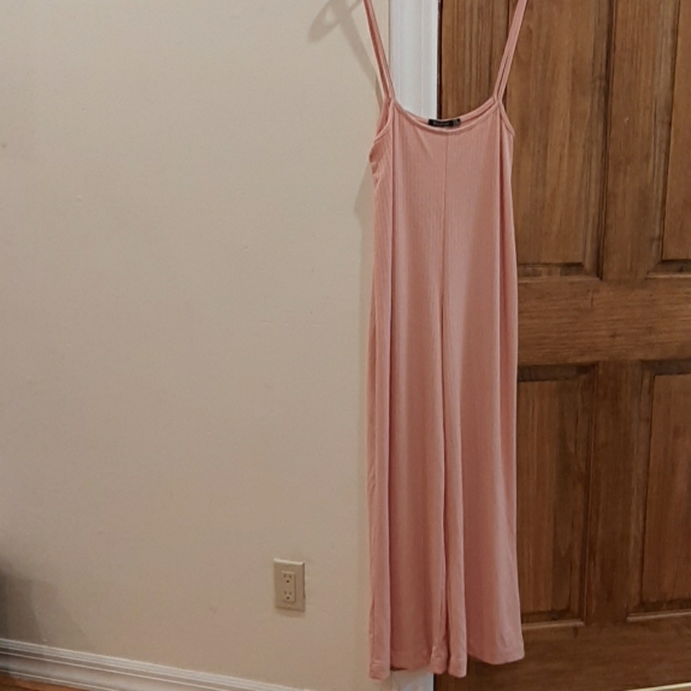 Summer Fling Soft Pink Lightweight Jumpsuit